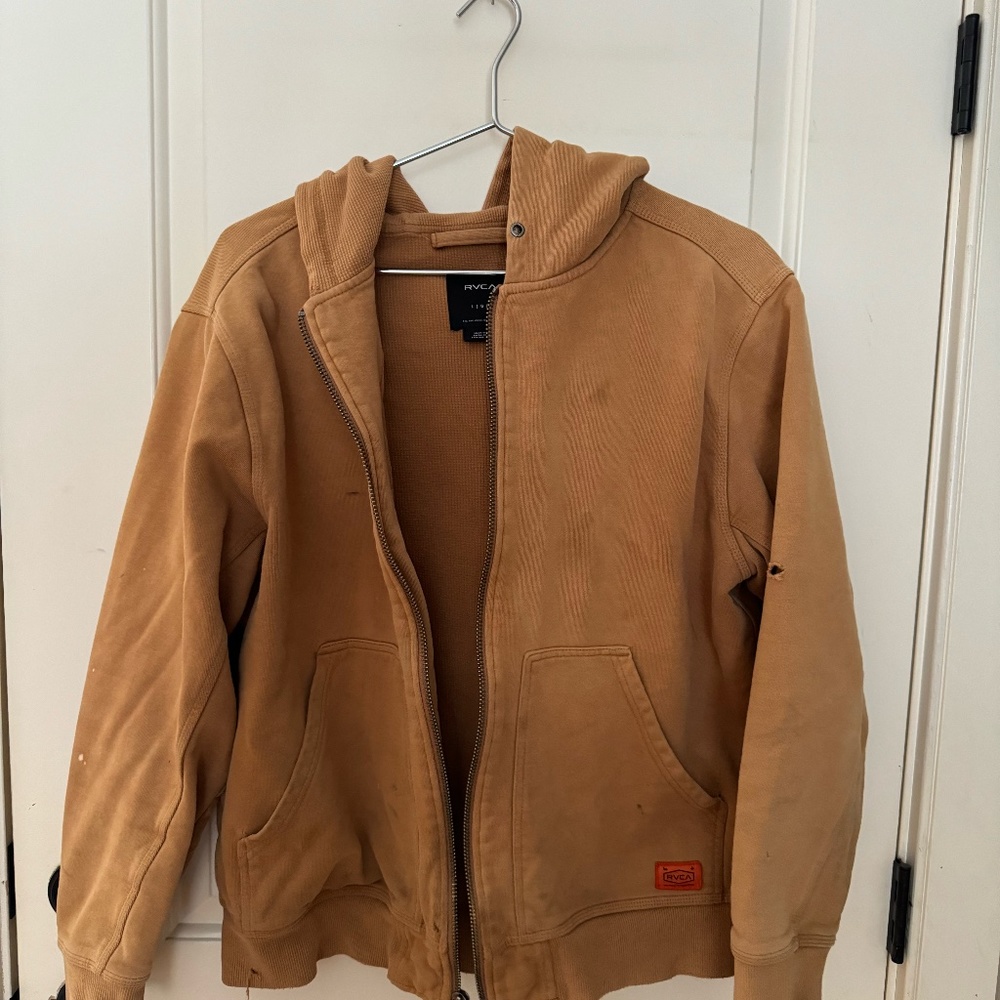 RVAC Distressed Zip Hoodie